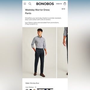 Bonobos Weekday Warrior Dress Pants